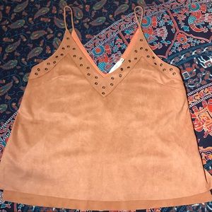Lush suede top